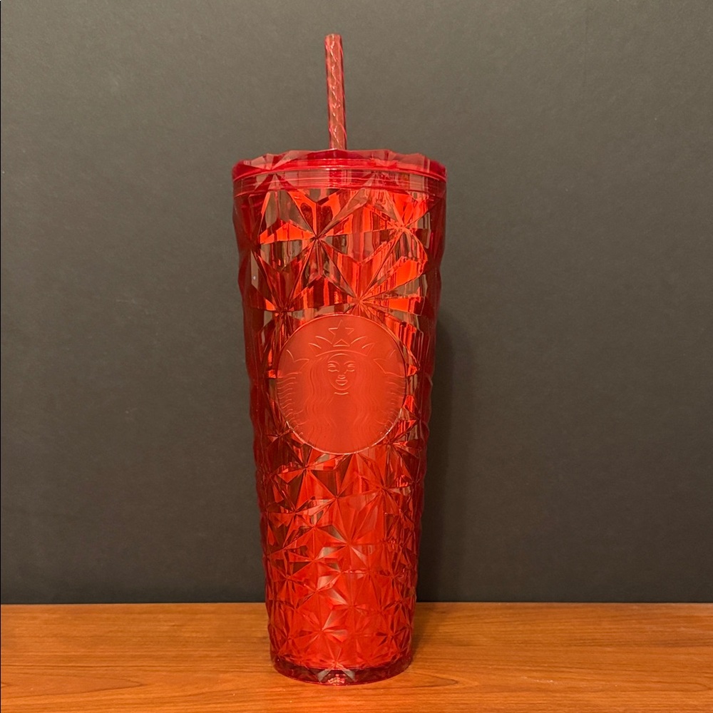 Starbucks - Limited Edition - Christmas Holiday 2023 - Red 24 oz Tumbler